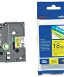 کاست برچسب لیبل پرینتر برادر Tze-641 مشکی روی زرد