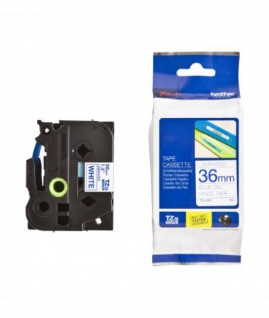 کاست برچسب لیبل برادر TZe263 آبی رو سفید Brother TZe-263 P-Touch