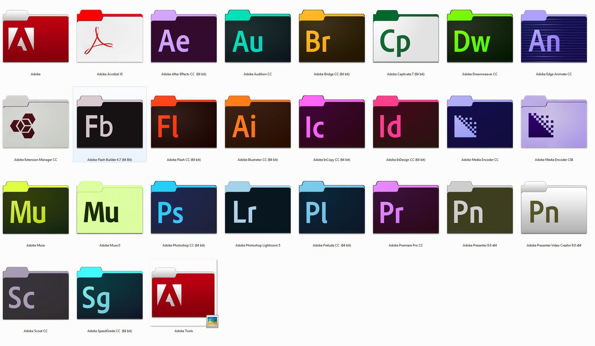 adobe_cc_folders_by_miamijunge-d6ggqox نحوه کرک کردن محصولات ادوبی