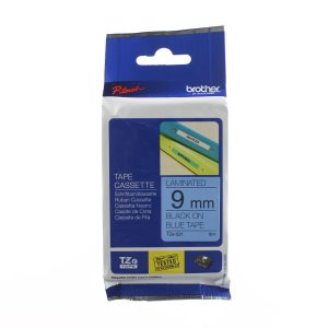 کاست برچسب لیبل برادر TZe521 مشکی روی آبی Brother TZe-521