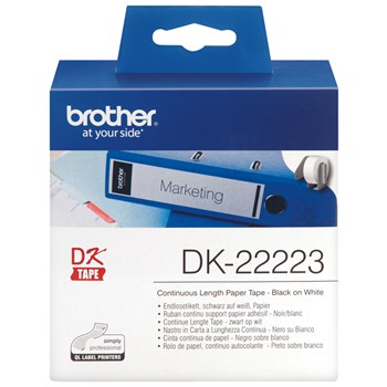 برچسب پرينتر ليبل زن برادر مدل 22223 Brother DK-22223 Label